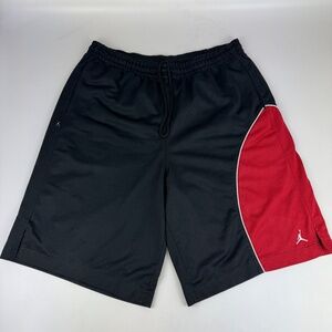 Vintage Nike Air Jordan Mens Size XL 20th Anniversary Basketball Shorts Black